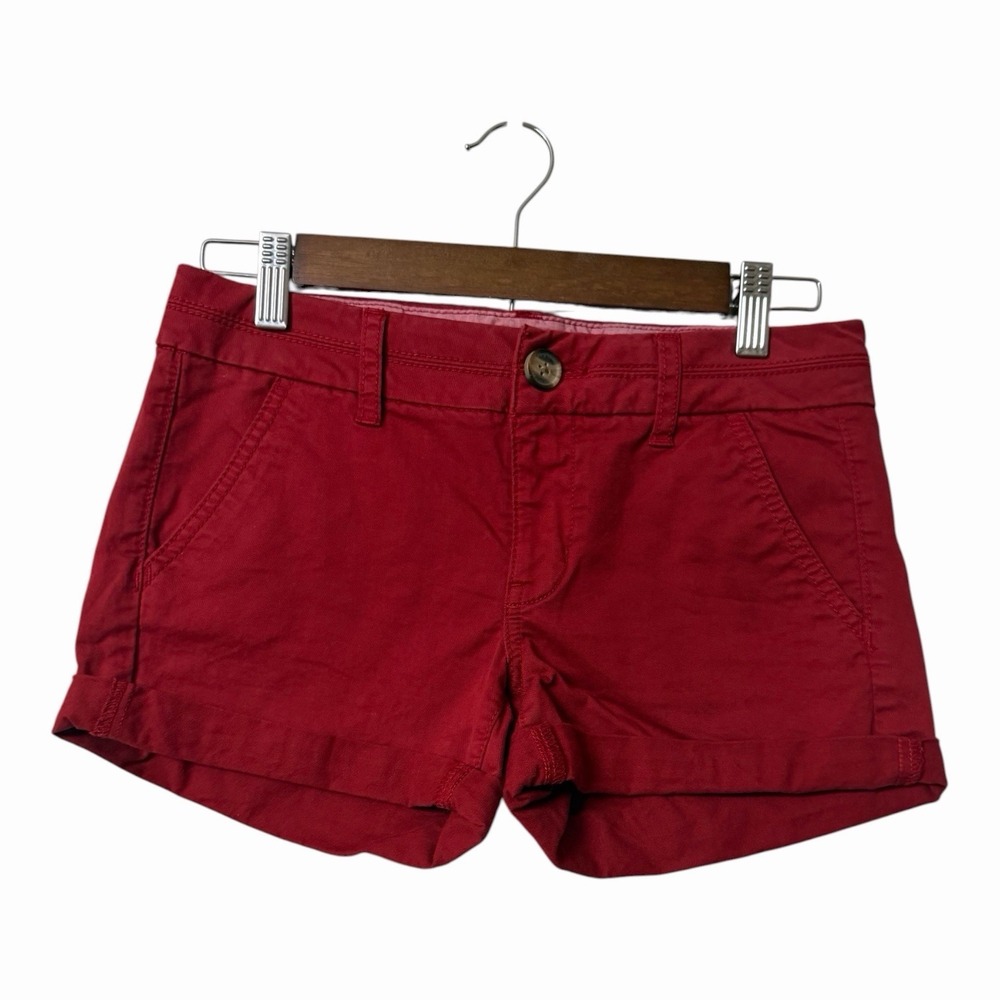 American Eagle Outfitters Midi Stretch Chino Shorts